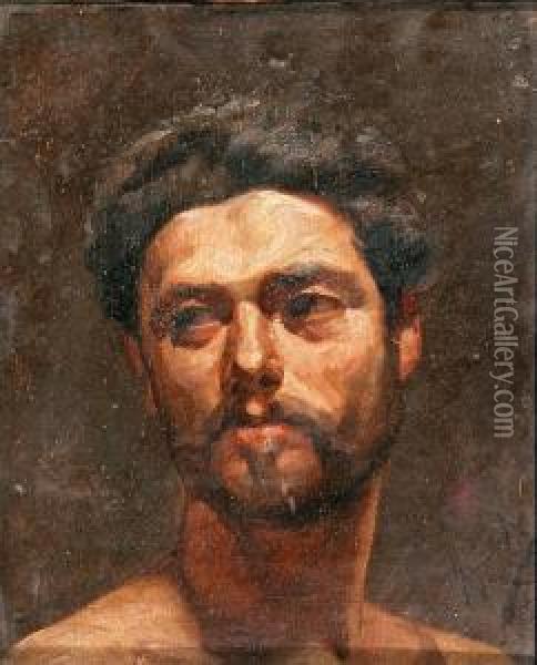 Busto De Un Joven Oil Painting - Francisco Galofre Oller