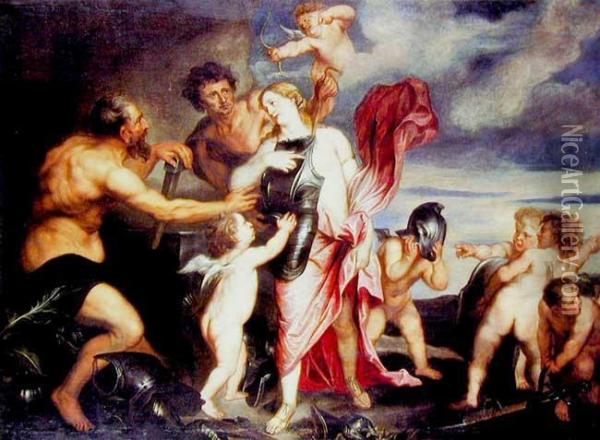 Wenus W Kuzni Wulkana Oil Painting - Sir Anthony Van Dyck
