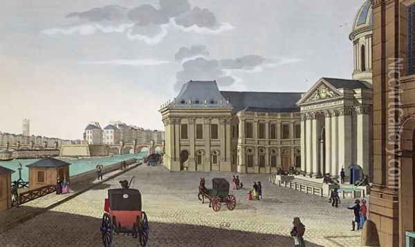 The Palais des Beaux Arts, c.1815-20 Oil Painting - Henri Courvoisier-Voisin