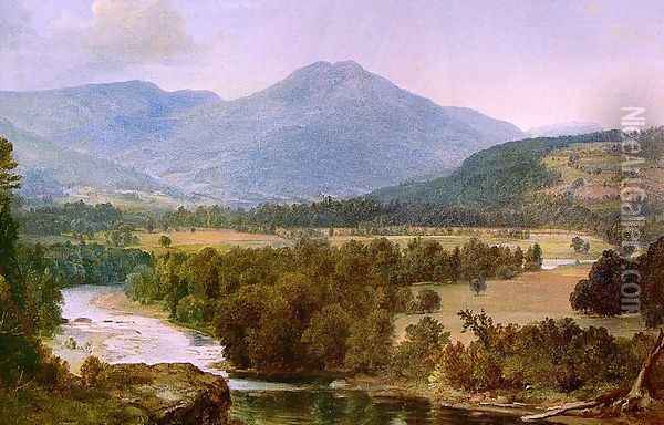 Genesee Valley Landscape 1853 Oil Painting - Asher Brown Durand
