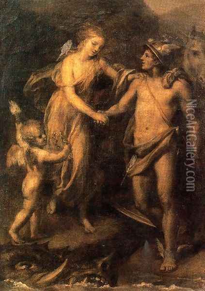 Perseus and Andromeda 2 Oil Painting - Anton Raphael Mengs