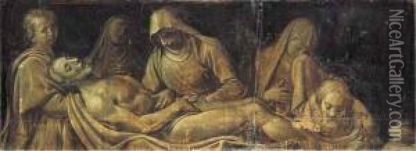 Compianto Sul Cristo Morto Oil Painting - Guglielmo Caccia