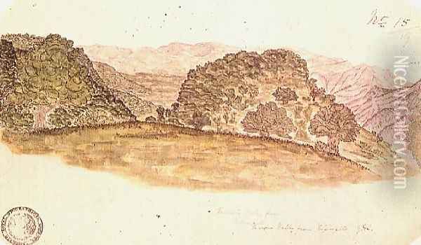 Marora Valley from Kipiripito by John Speke, explorer and discoverer of the source of the Nile Oil Painting - John Hanning Speke