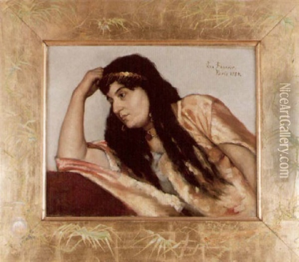 Orientalisk Kvinna Oil Painting - Eva Bonnier