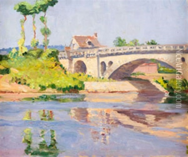 The River Oil Painting - Emanuel Phillips Fox