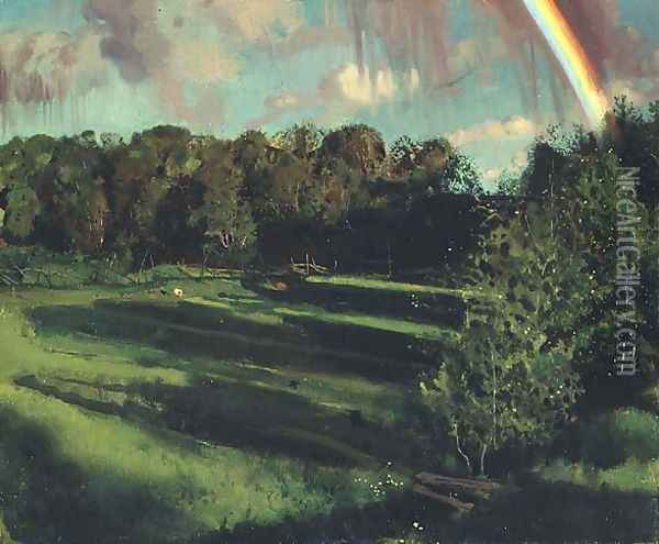 Twilight Theme, 1900 Oil Painting - Konstantin Andreevic Somov