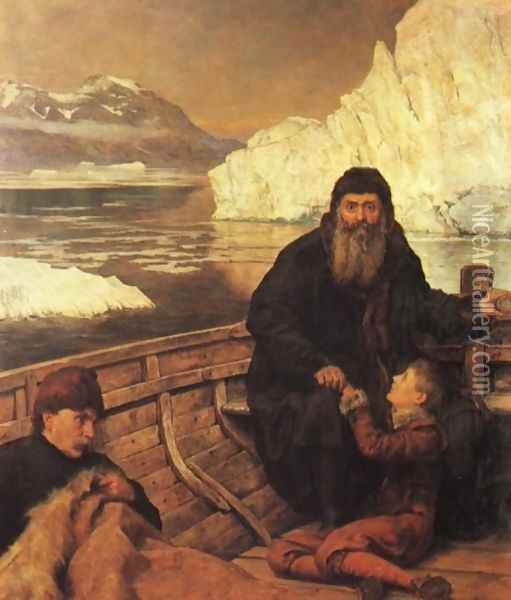The Last Voyage of Henry Hudson Oil Painting - John Maler Collier