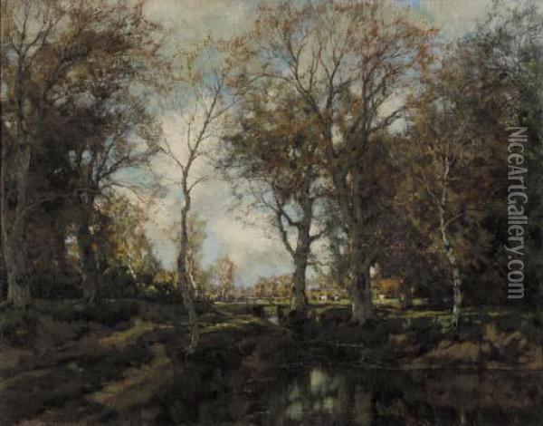 Autumnal Symphony Oil Painting - Arnold Marc Gorter