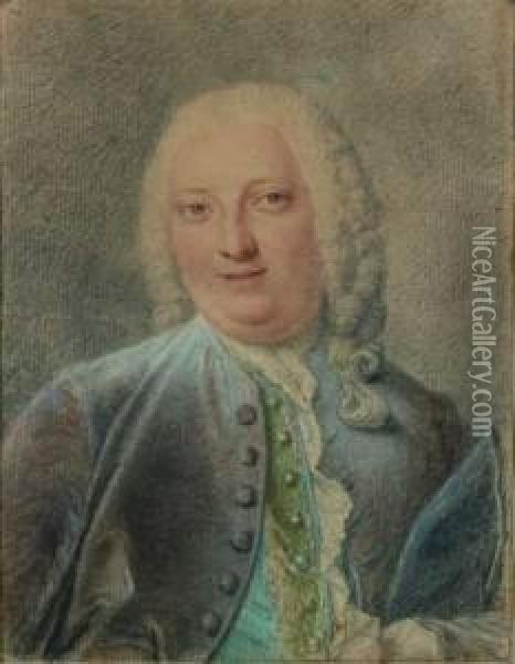 Louis Francois Roussel, Marquis De Courcy Oil Painting - Jacques-Andre Portail