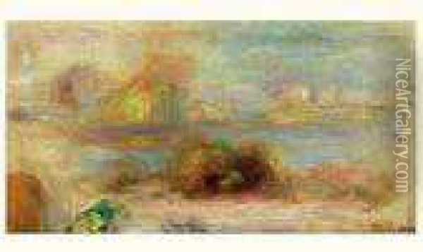Antibes Oil Painting - Pierre Auguste Renoir