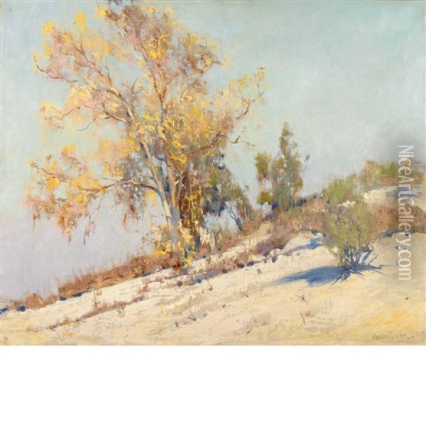 Early Morning, Palm Springs Oil Painting - Alson Skinner Clark