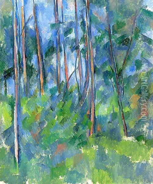 In The Woods3 Oil Painting - Paul Cezanne