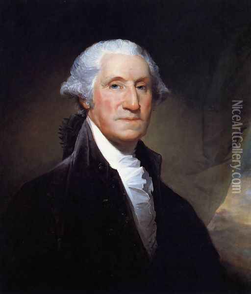 George Washington 1795 Oil Painting - Gilbert Stuart