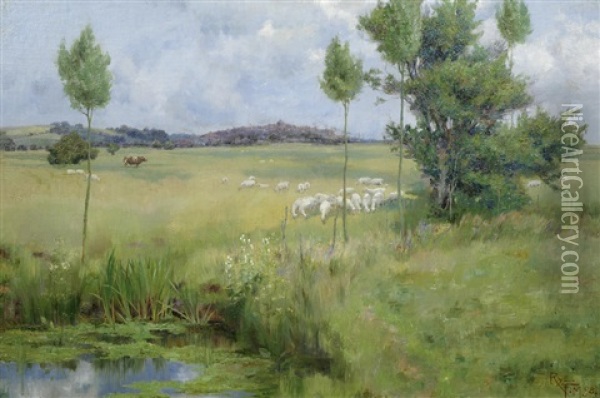 Rye Oil Painting - Frederick Marriott