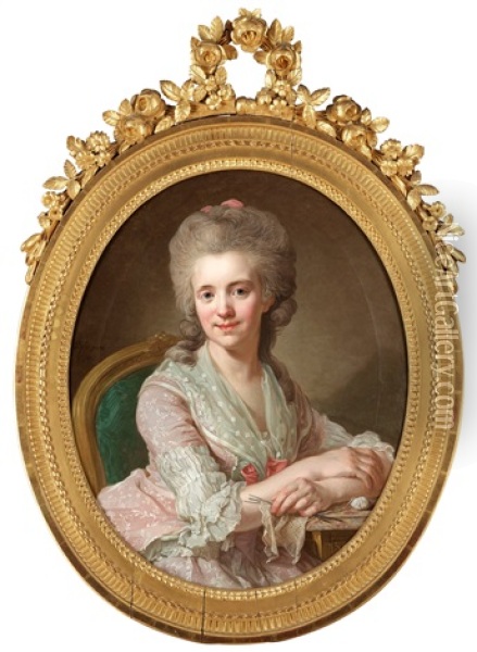 Eva Katarina Swedenstierna Oil Painting - Lorenz Pasch the Younger