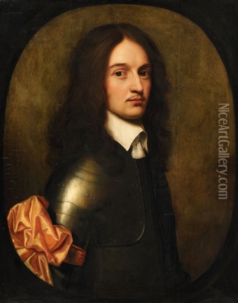 Portrait Of Prince Ruprecht Of The Rhine (?) Oil Painting - Pieter Harmensz. Verelst
