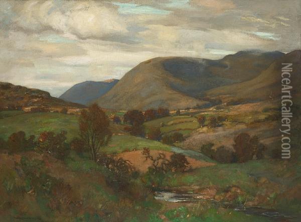In Glen Fruin Oil Painting - James Whitelaw Hamilton
