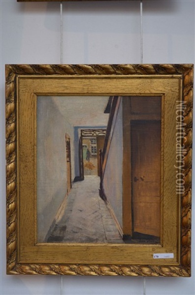 La Maison A Escaliers Oil Painting - Leon Frederic