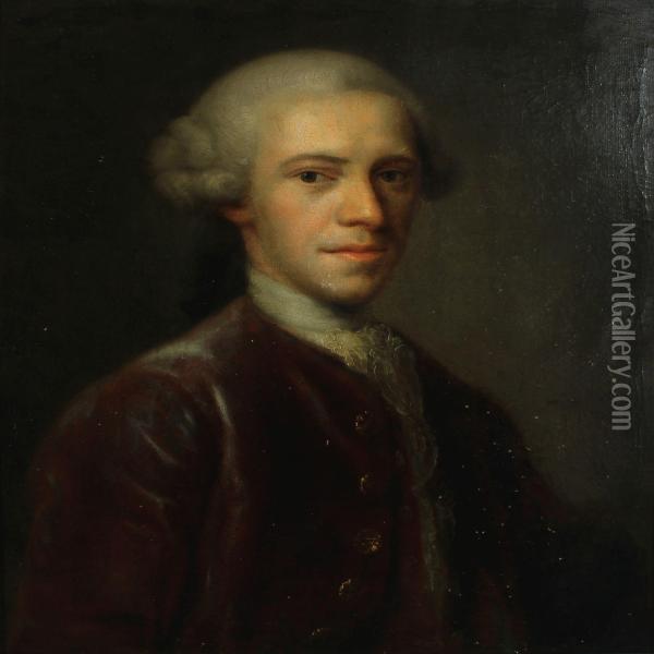 Portrait Of Professor Frederik Sneedorf Oil Painting - Peder Als