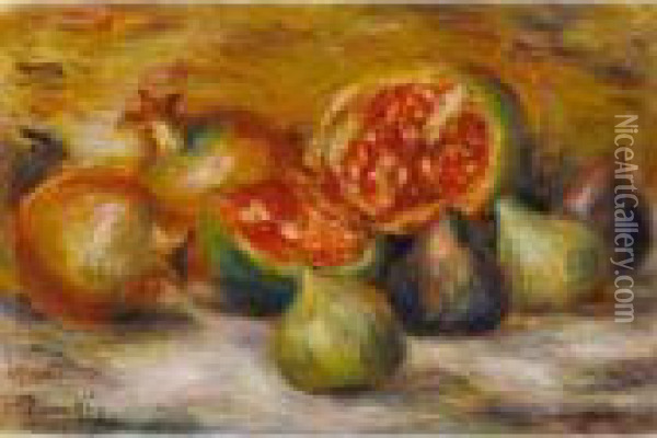 Nature Morte Aux Figues Oil Painting - Pierre Auguste Renoir