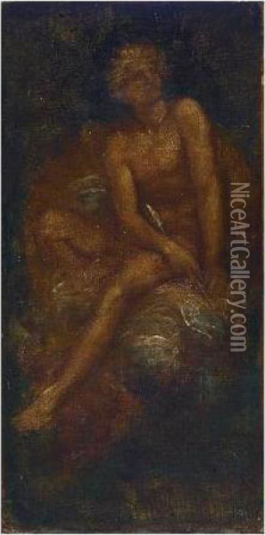 Monochrome Study For Artmis And Hyperion Oil Painting - George Frederick Watts