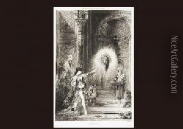 L'apparition Oil Painting - Gustave Moreau