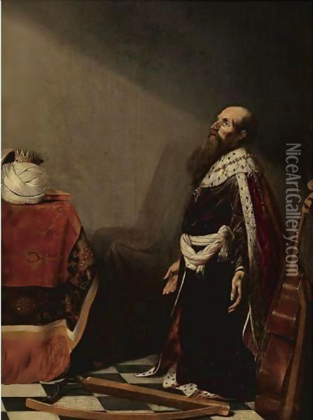 King Saul Oil Painting - Willem De Poorter