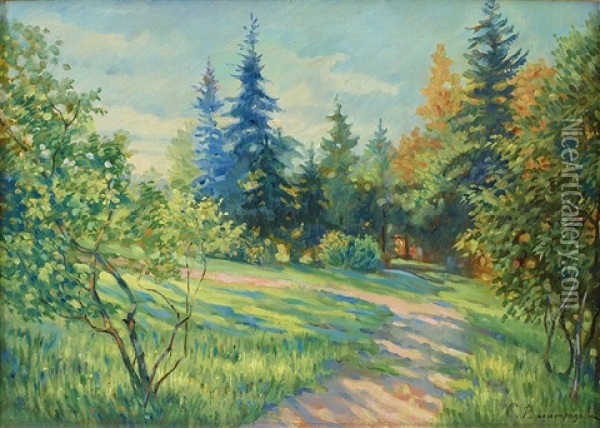 Landscape Oil Painting - Sergei Arsenievich Vinogradov