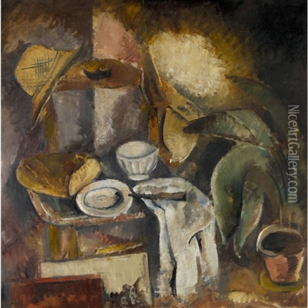 Nature Morte Oil Painting - Charles Dufresne