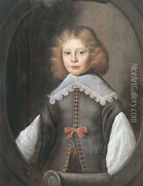 Portrait of a boy Oil Painting - Anthony van Ravesteyn
