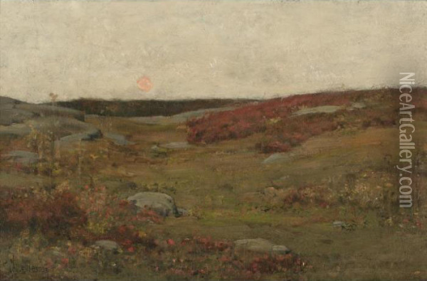 Sunrise-autumn Oil Painting - Frederick Childe Hassam