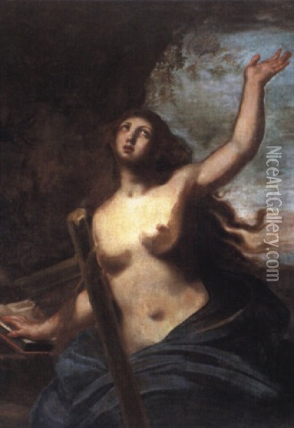 Magdalena Penitente Oil Painting - Benedetto Gennari the Younger