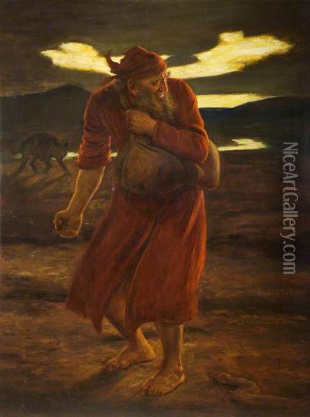The Enemy Sowing Tares Oil Painting - Sir John Everett Millais