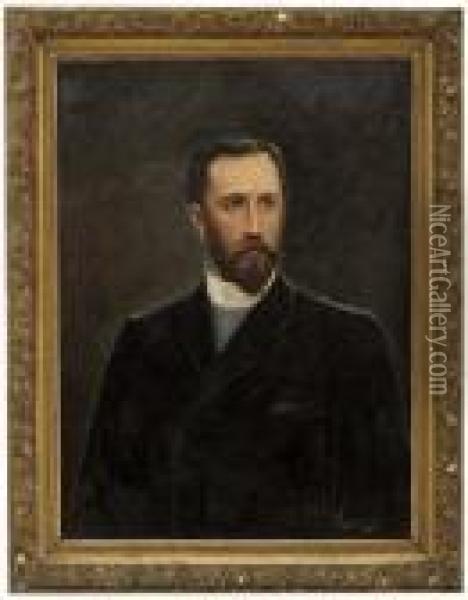 Portrait Of Princeeugen Oil Painting - Hans Olaf Heyerdahl