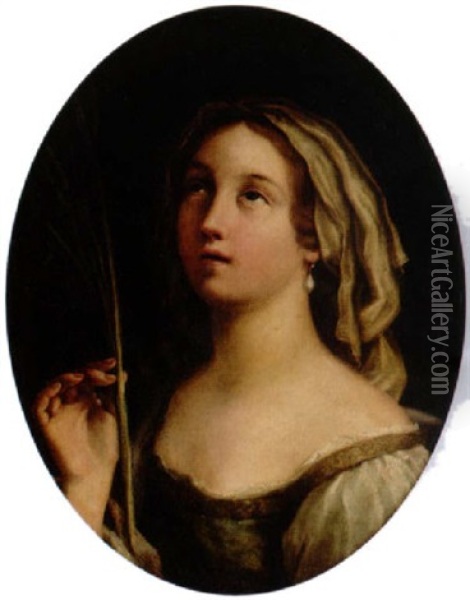 Kvinnligt Helgon Oil Painting - Francesco Furini