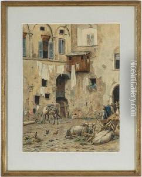 Rome En 1879 Oil Painting - Ewert Louis Van Muyden