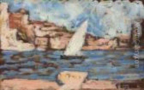 Collioure. La Tartane Oil Painting - Paul Signac