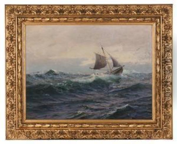 Marine Oil Painting - Carl Wilhelm Barth