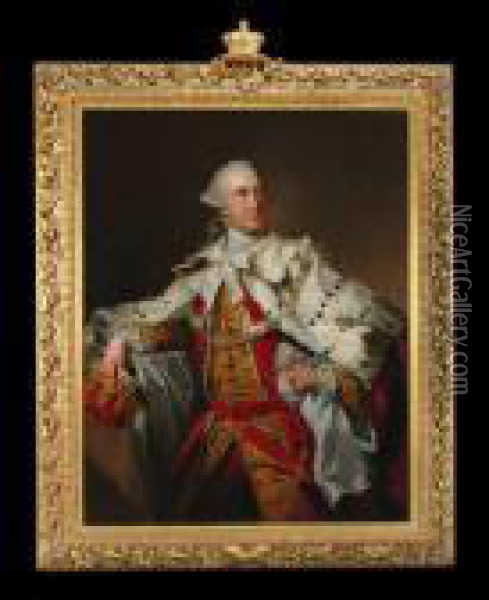 Portrait Of Charles Powlett Oil Painting - Allan Ramsay