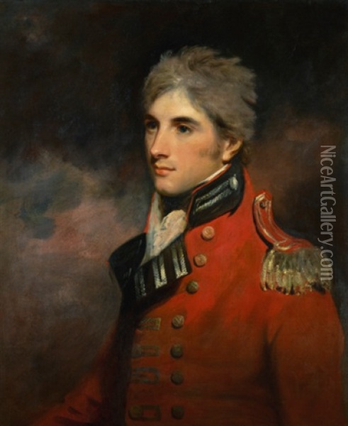 Portrait Of General Sir George Murray (1772-1846), Half-length Oil Painting - Sir John Hoppner