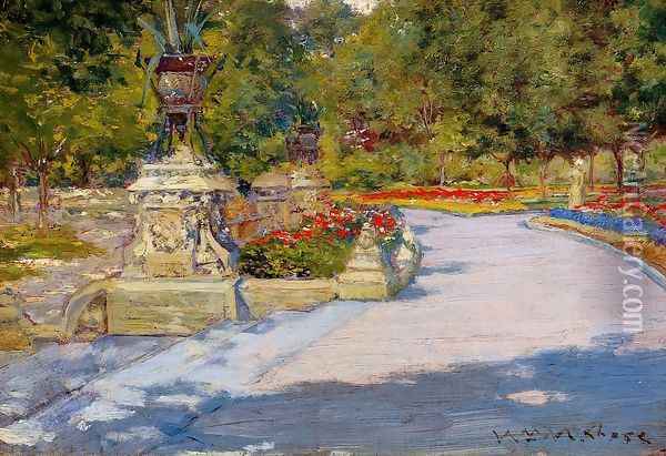 Prospect Park Oil Painting - William Merritt Chase