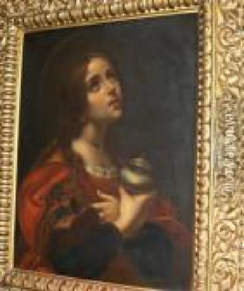 Mary Magdalene With An Oil Jar Oil Painting - Carlo Dolci