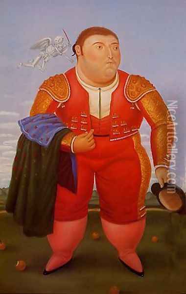 Matador Oil Painting - Fernando Botero