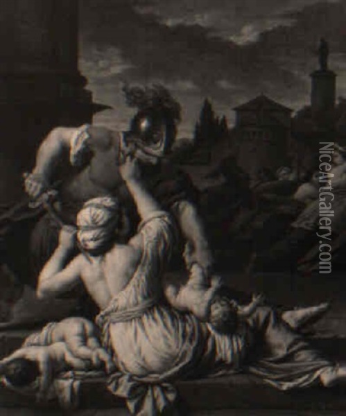 Der Bethlehemitische Kindermord Oil Painting - Louis Jean Francois Lagrenee