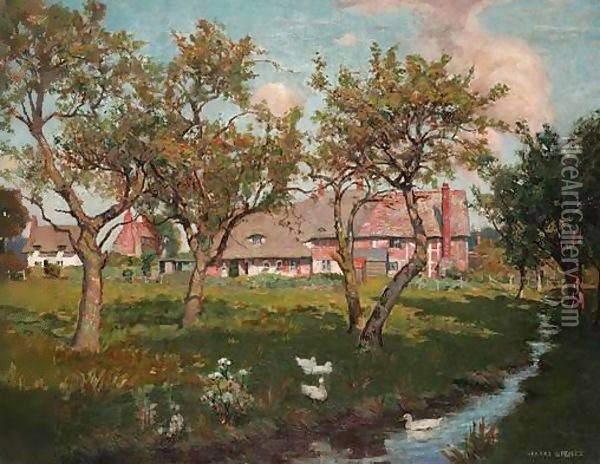 Summer Afternoon Oil Painting - Harry Spence