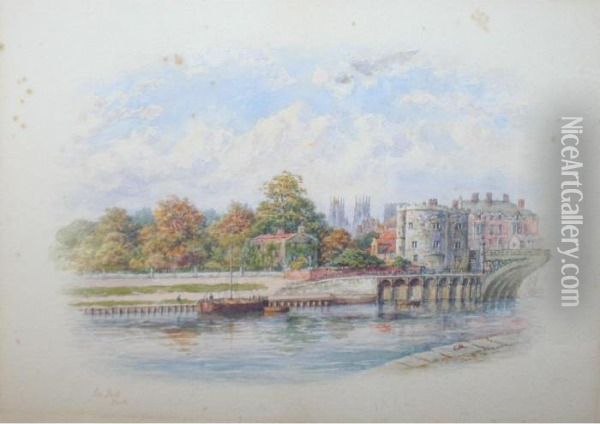 Views Of York Oil Painting - George Fall