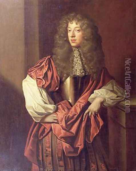 Portrait of John Wilmot 1647-80 2nd Earl of Rochester Oil Painting - Sir Peter Lely