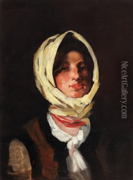 Tarancuta Din Rucar Oil Painting - Nicolae Grigorescu