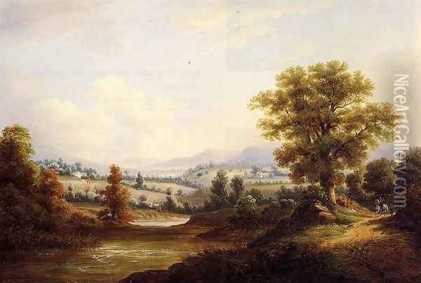 In the Catskills Oil Painting - George Gunther Hartwick