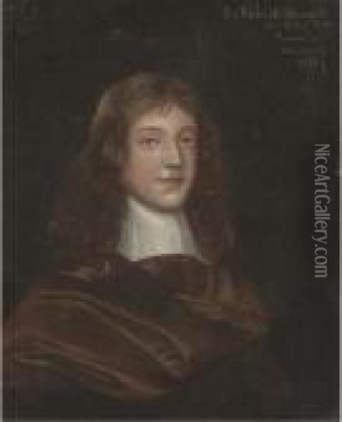 Portrait Of Sir Richard Chaworth Oil Painting - Gerard Soest